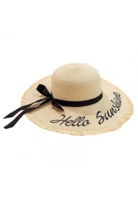 Dámsky slamený klobúk HELLO SUNSHINE