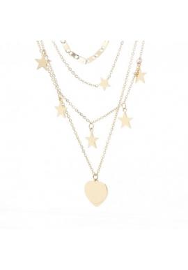 Dámsky náhrdelník zdobený príveskami