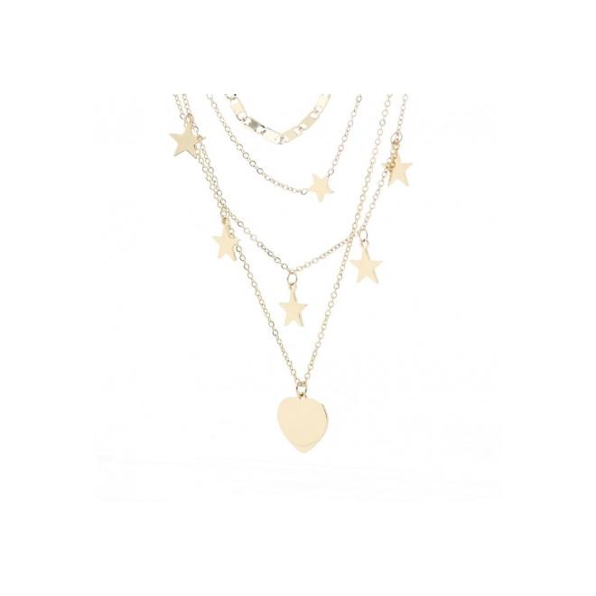 Dámsky náhrdelník zdobený príveskami