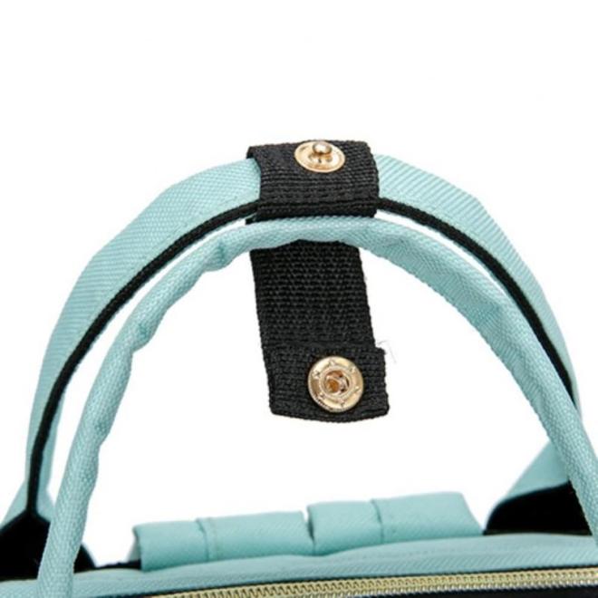 Funkčný mätový ruksak pre mamičky a oteckov