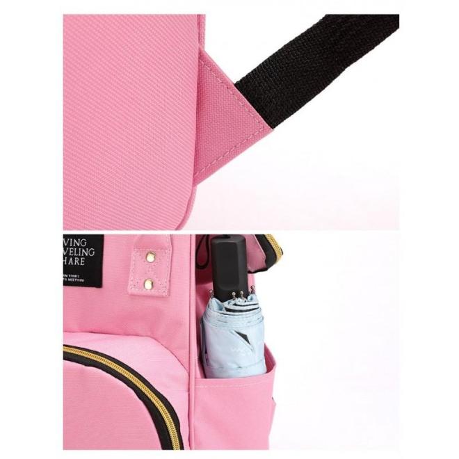 Funkčný mätový ruksak pre mamičky a oteckov