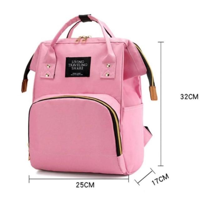 Funkčný mätový ruksak pre mamičky a oteckov