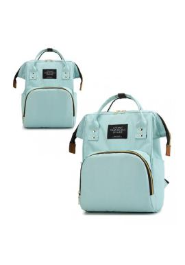 Funkčný mätový ruksak pre mamičky a oteckov