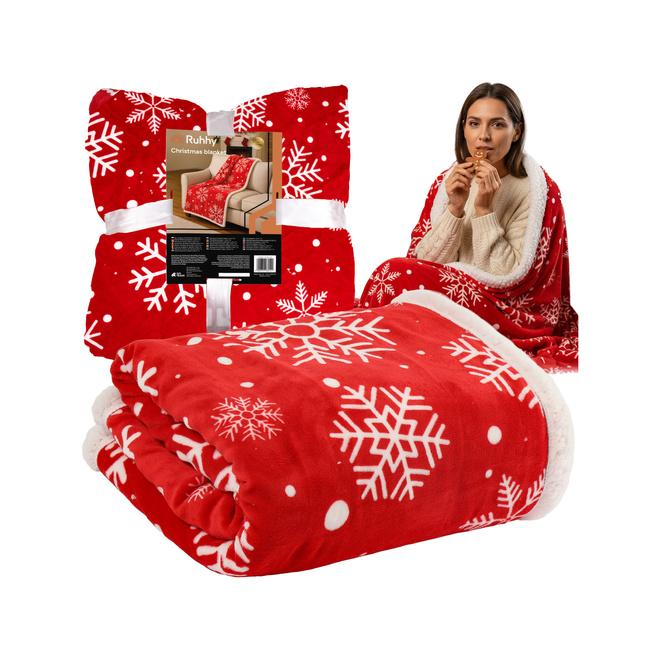 Flanelová vianočná deka 1,3x1,7 m