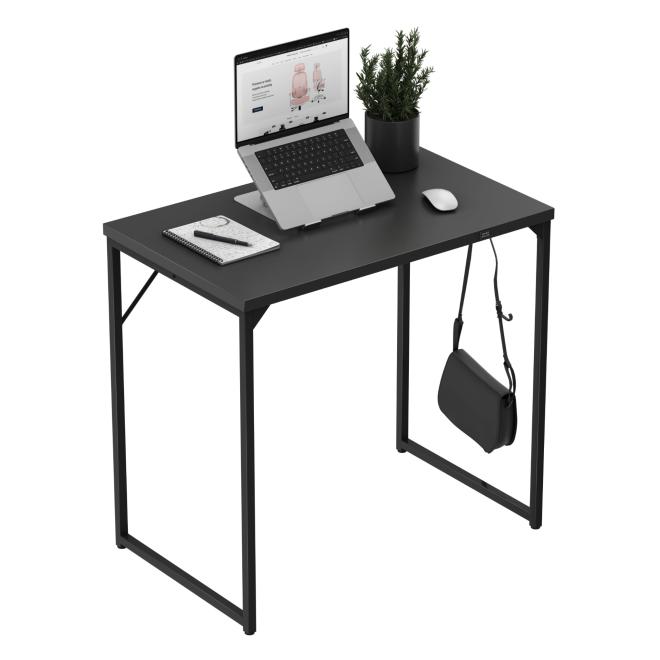 Malý čierny písací stôl Mark Adler LEADER 1.3 BLACK