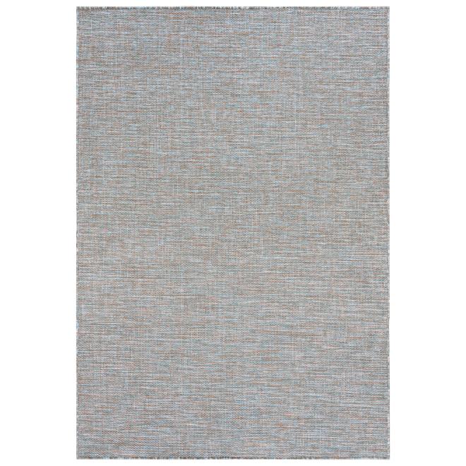 Modrý klasický koberec