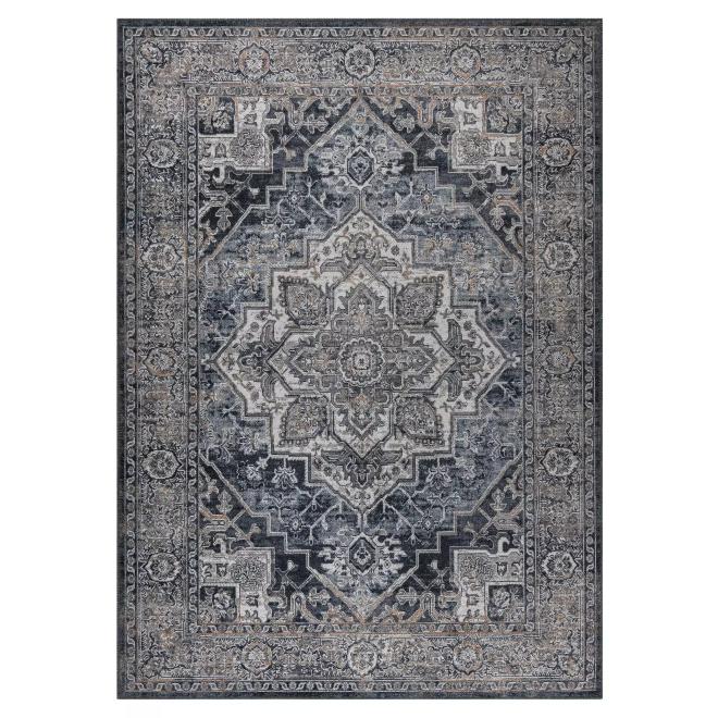 Bavlnený vintage koberec so vzorom