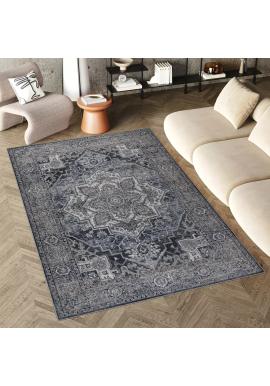 Bavlnený vintage koberec so vzorom