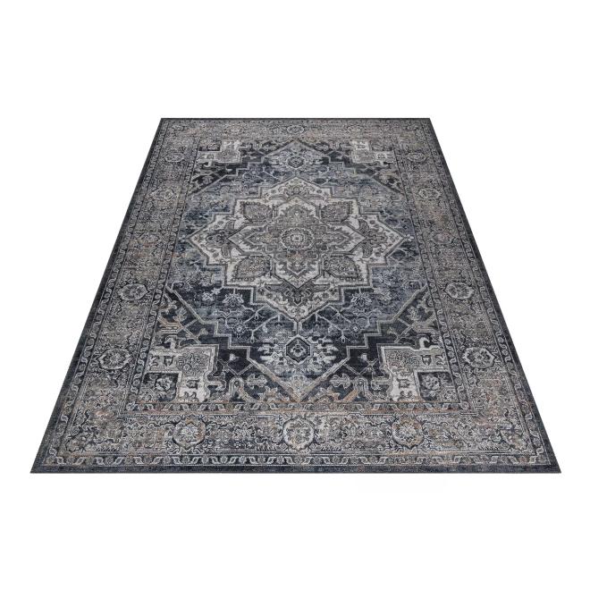 Bavlnený vintage koberec so vzorom