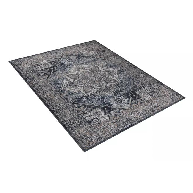 Bavlnený vintage koberec so vzorom