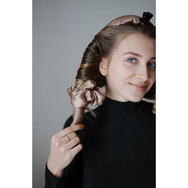 Modrá sada na natáčanie vlasov bez tepla