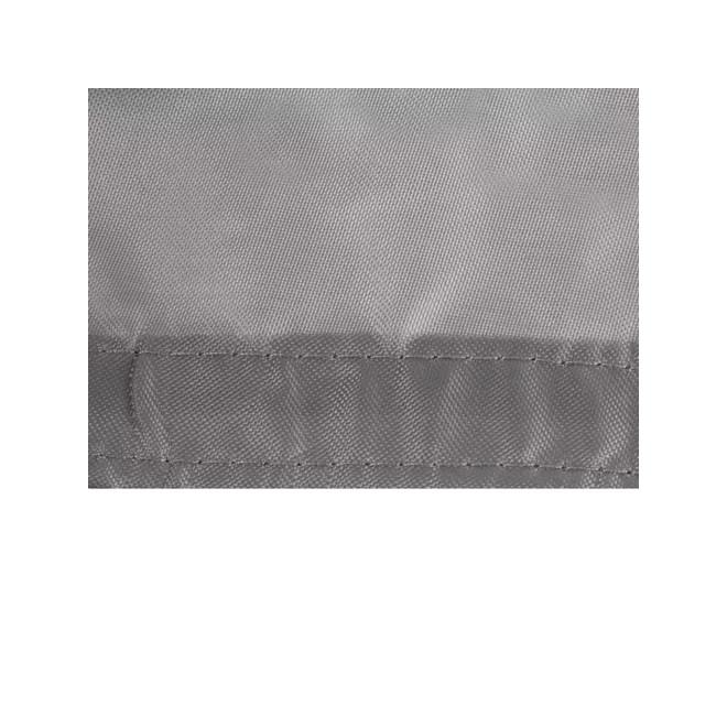 Vodeodolná sivá tieniaca plachta - 4x4x4 m