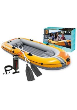 Trojmiestny nafukovací čln Challenger 3 + pumpa + 2 veslá