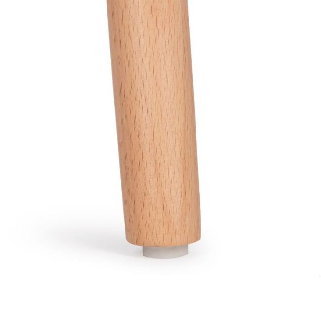 Stôl s matnou bielou doskou - 80 cm