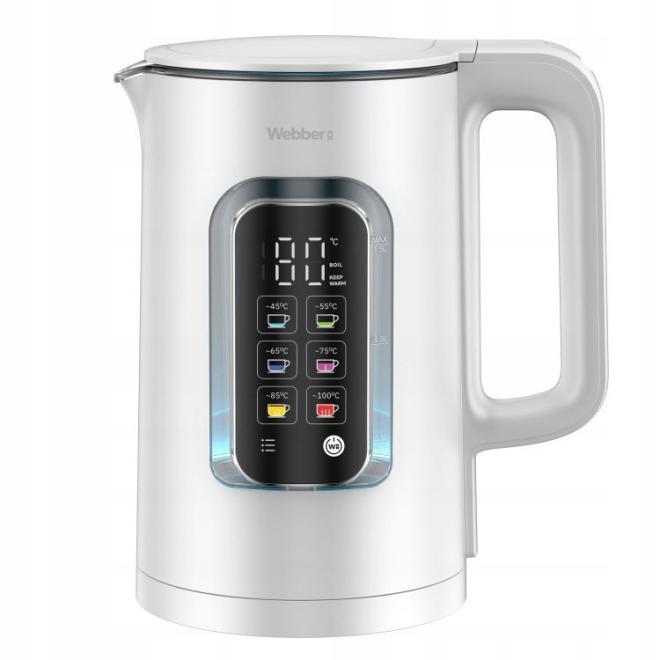 Bezdrôtová rýchlovarná kanvica s reguláciou teploty - 1,5 l