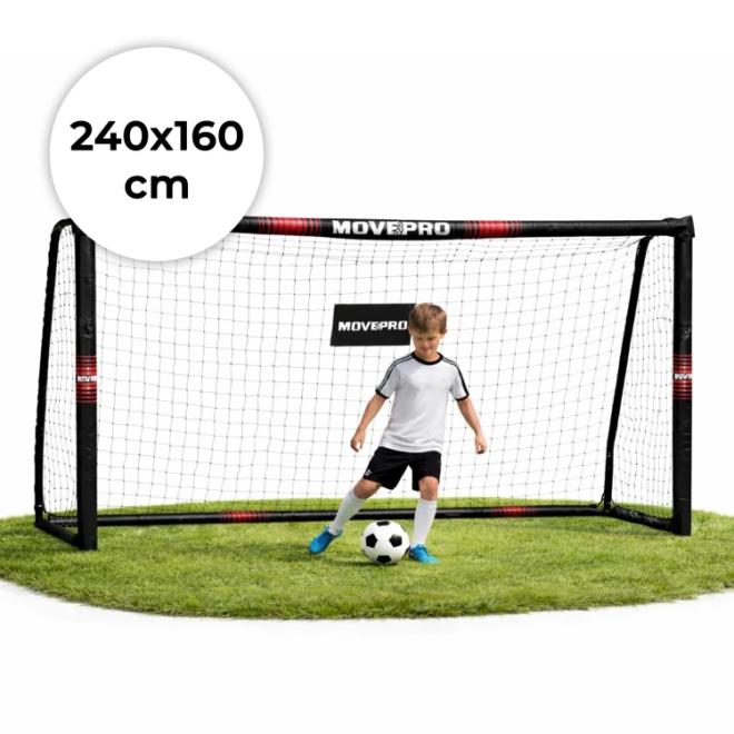 Futbalová bránka so sieťou 240x160x85 cm MOVEPRO