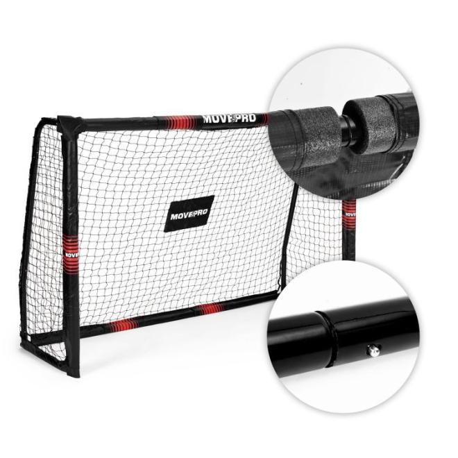 Futbalová bránka so sieťou 240x160x85 cm MOVEPRO
