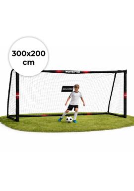 Futbalová bránka so sieťou 300x200x120 cm MOVEPRO
