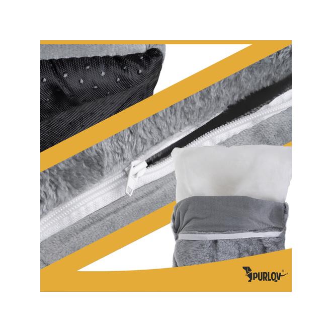 Mačací pelech - sivý domček