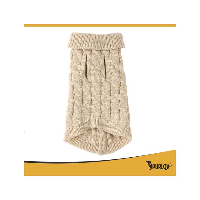 Béžové oblečenie pre psov/mačky - veľkosť S