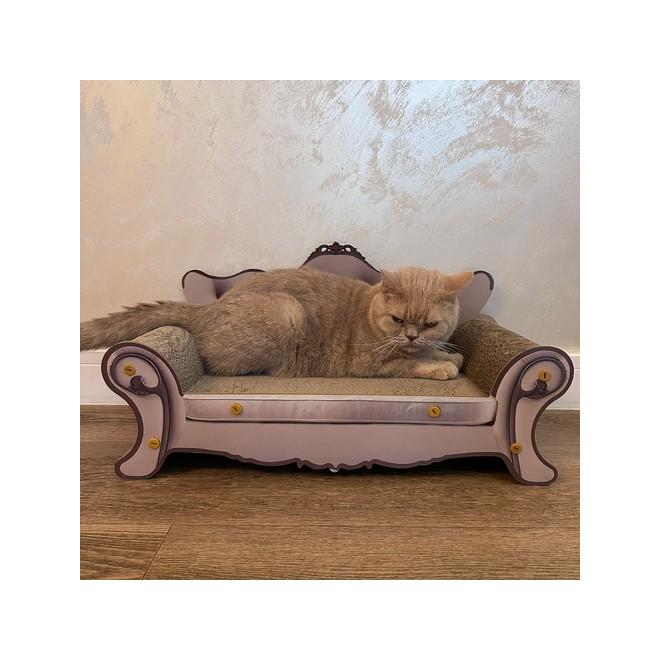 Škrabadlo pre mačky v tvare pohovky