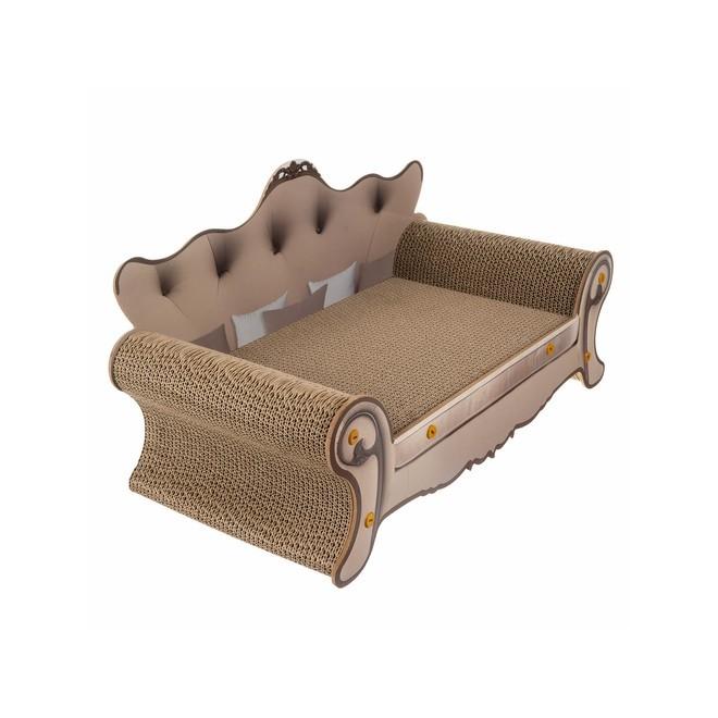 Škrabadlo pre mačky v tvare pohovky