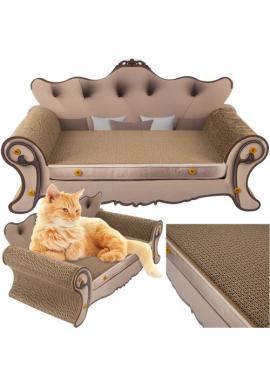 Škrabadlo pre mačky v tvare pohovky