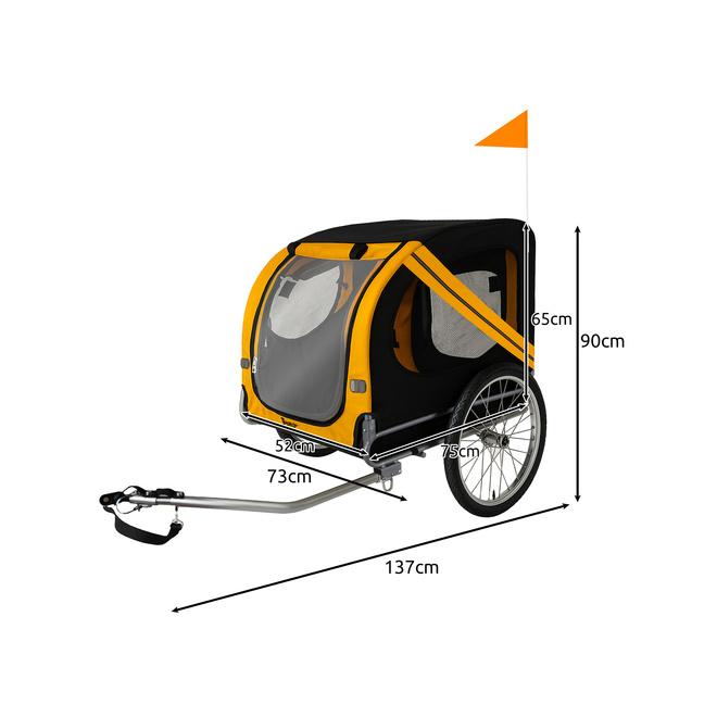 Príves na bicykel pre zvieratá
