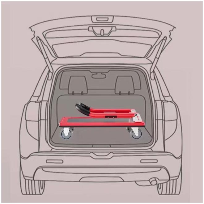 Prepravný skladací vozík - 88x58 cm