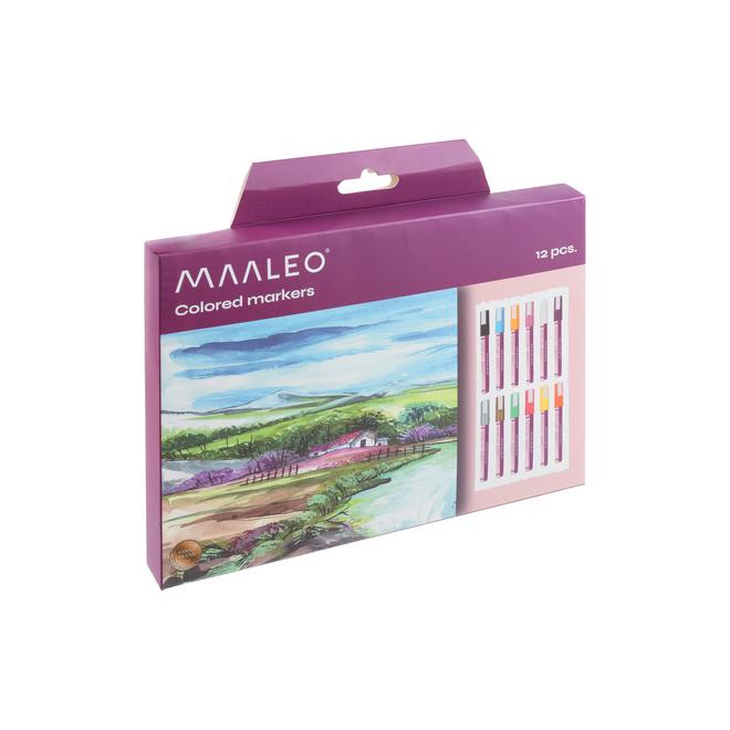 Sada 12 akrylových fixiek Maaleo