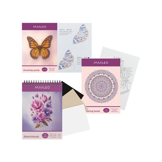 Pastelky – sada na kreslenie Maaleo