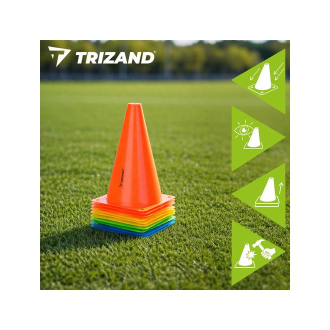 Farebné tréningové kužele - 10 ks
