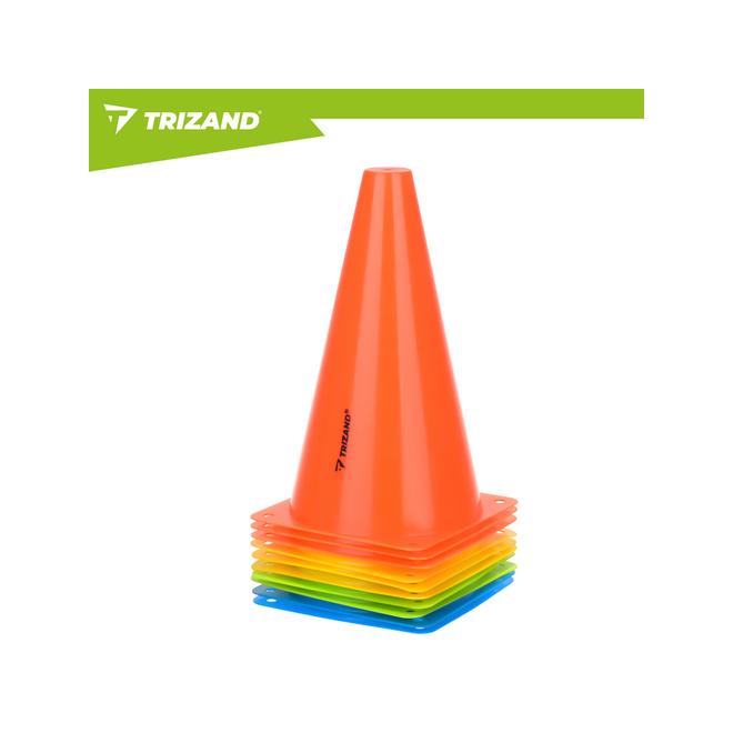 Farebné tréningové kužele - 10 ks