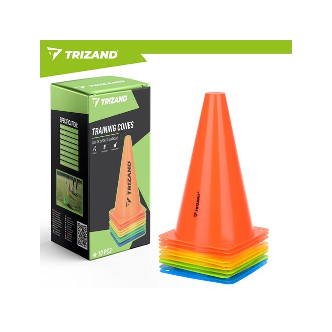 Farebné tréningové kužele - 10 ks