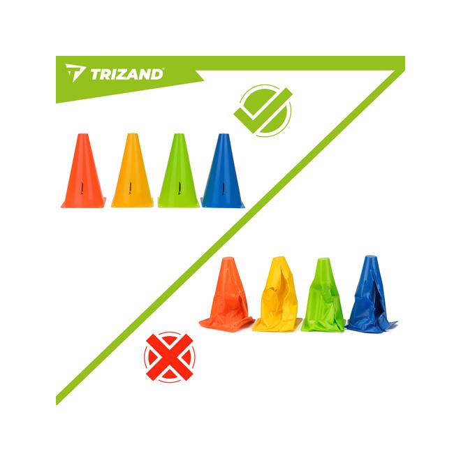 Farebné tréningové kužele - 10 ks