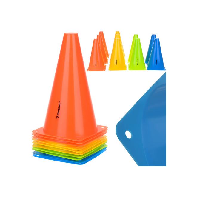 Farebné tréningové kužele - 10 ks