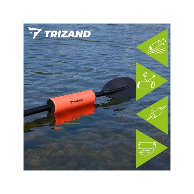 Oranžový penový plavák na veslo pre kajak - 30 cm