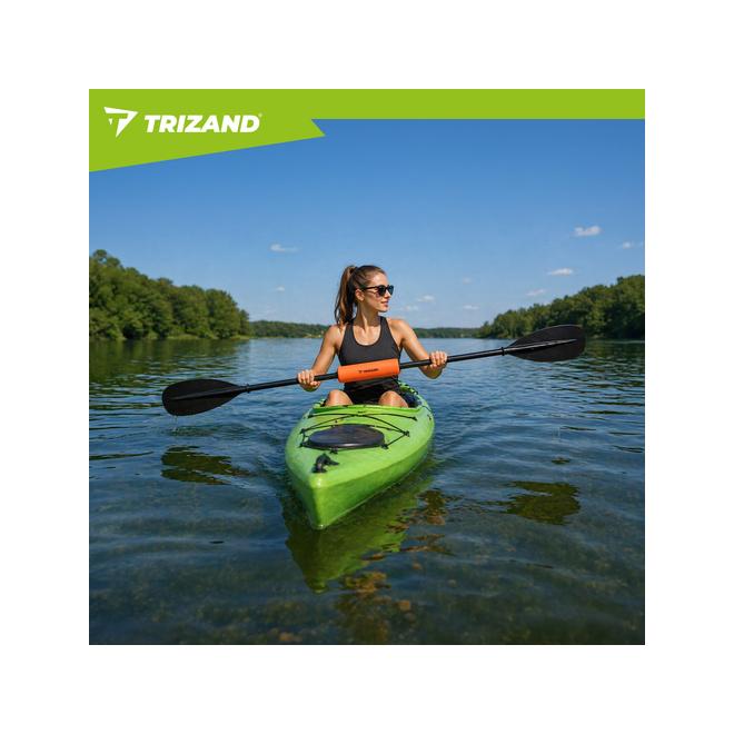 Oranžový penový plavák na veslo pre kajak - 30 cm