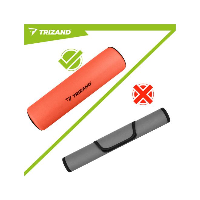 Oranžový penový plavák na veslo pre kajak - 30 cm