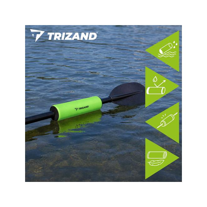 Zelený penový plavák na veslo pre kajak - 30 cm