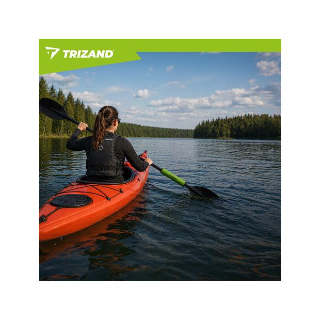 Penový zelený plavák na veslo pre kajak - 33 cm