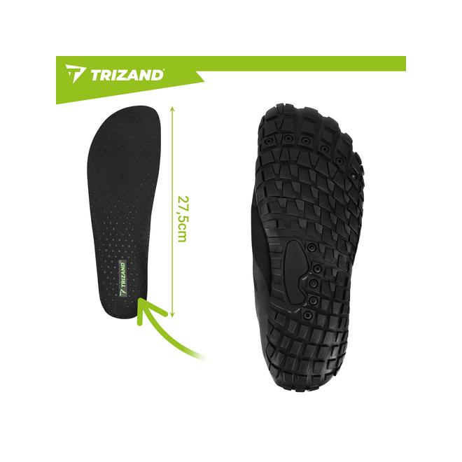 Čierne topánky do vody Trizand 5 mm - veľkosť 43