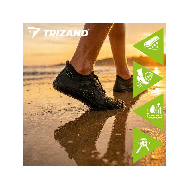 Čierne topánky do vody Trizand 5 mm - veľkosť 44