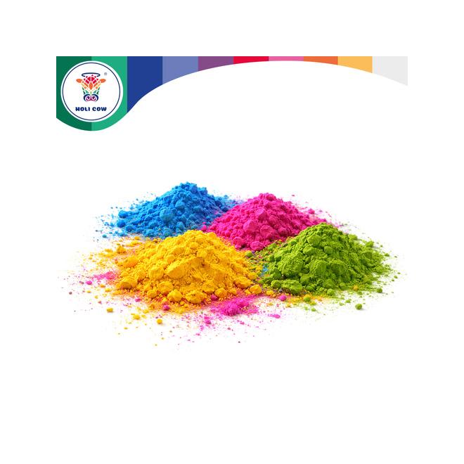 Sada farebných práškov Holi 10x100 g Holi Cow