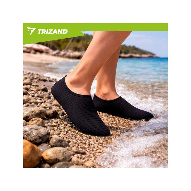 Čierne topánky do vody Trizand - veľkosť 45