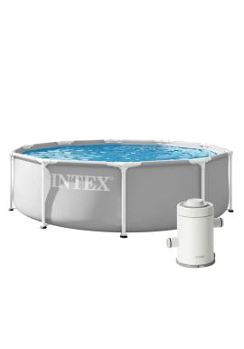 Záhradný bazén s okrúhlym rámom a čerpadlom 305x76 cm INTEX