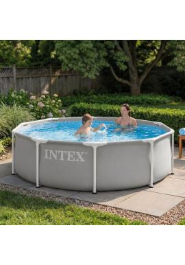 Záhradný bazén s okrúhlym rámom a čerpadlom 305x76 cm INTEX