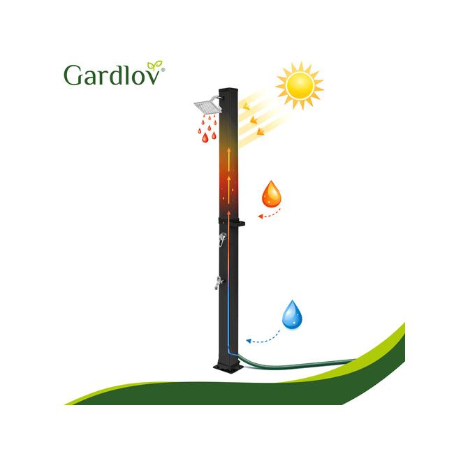 Solárna záhradná sprcha 40L