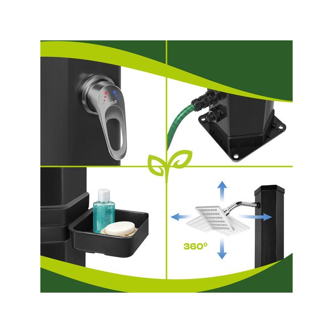 Solárna záhradná sprcha 40L