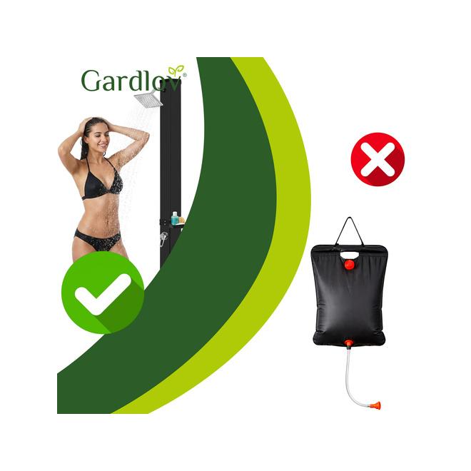 Solárna záhradná sprcha 40L